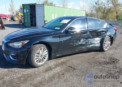 2021 Infiniti Q50 Luxe Awd из США, поврежденный, VIN JN1EV7BR0MM754366